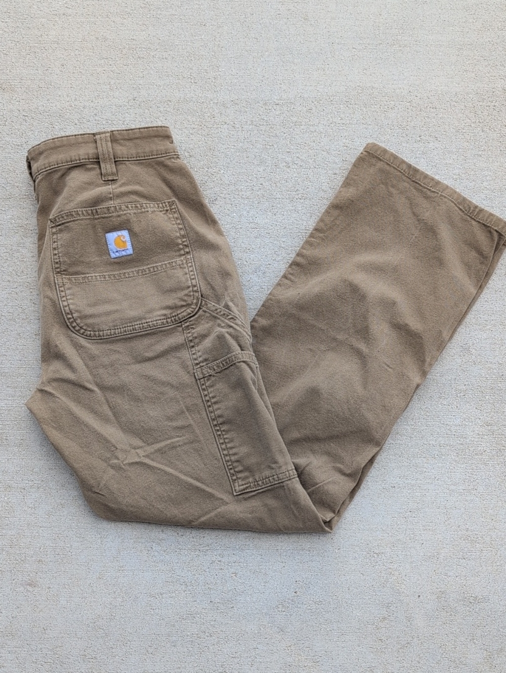 Carhartt Women's Rugged Flex Loose Fit Canvas Pant Short 4 Work Pants